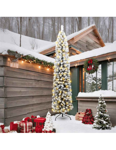 Albero di Natale artificiale con 300 LED Verde 240 cm