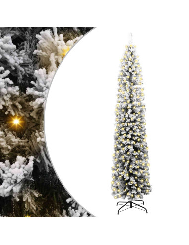 Albero di Natale artificiale con 300 LED Verde 240 cm