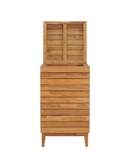 Cesto Portabiancheria 40x40x70 cm in Massello di Teak