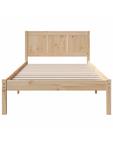 Struttura del letto Marrone 80 x 200 cm Legno massello di pino
