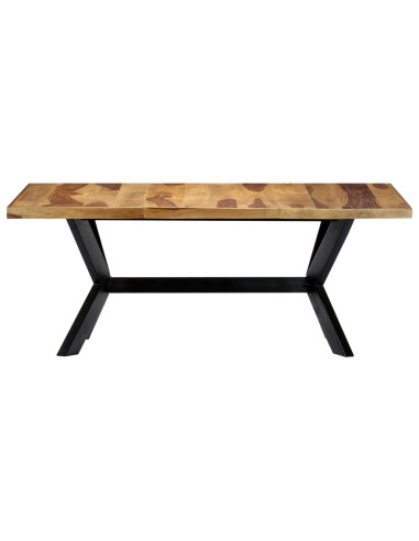 Tavolo da Pranzo 180x90x75cm in Legno Massello di Acacia