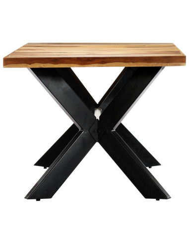 Tavolo da Pranzo 180x90x75cm in Legno Massello di Acacia