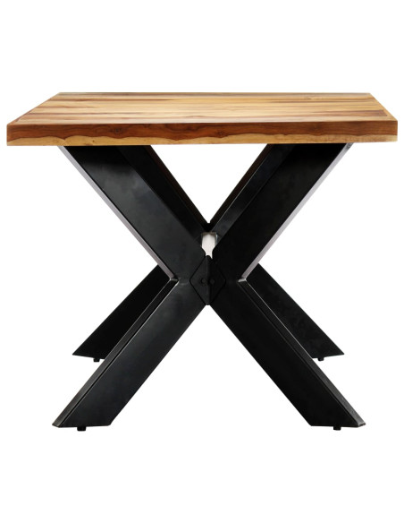 Tavolo da Pranzo 180x90x75cm in Legno Massello di Acacia