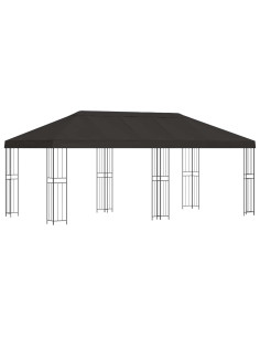 Gazebo con pareti laterali 6 x 3 m Antracite 2