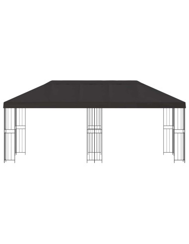 Gazebo con pareti laterali 6 x 3 m Antracite