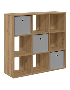 Credenza con cassetto Rovere artigianale 88,5 x 29 x 84,5 cm 2