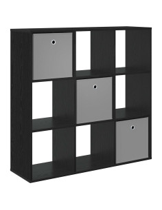 Credenza con cassetto Rovere Nero 102 x 31 x 99,5 cm 2