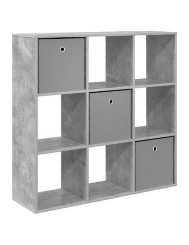 Credenza con cassetto Grigio cemento 102 x 31 x 99,5 cm