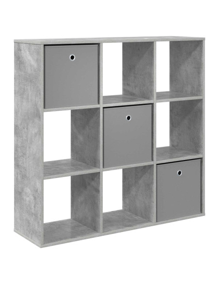 Credenza con cassetto Grigio cemento 102 x 31 x 99,5 cm