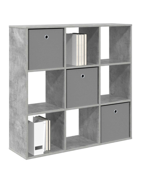 Credenza con cassetto Grigio cemento 102 x 31 x 99,5 cm