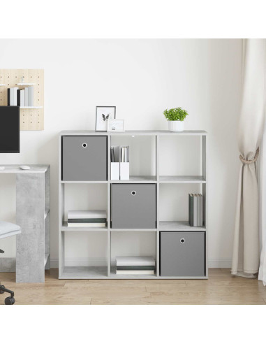 Credenza con cassetto Grigio cemento 102 x 31 x 99,5 cm