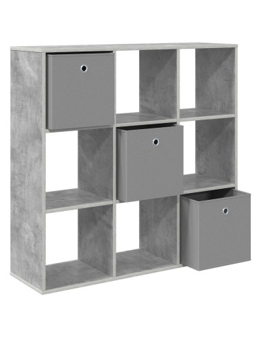 Credenza con cassetto Grigio cemento 102 x 31 x 99,5 cm