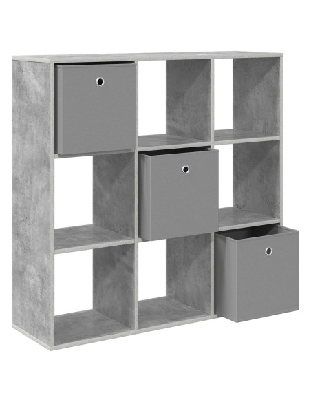 Credenza con cassetto Grigio cemento 102 x 31 x 99,5 cm