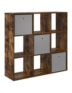 Credenza con cassetto Rovere fumé 102 x 31 x 99,5 cm 2