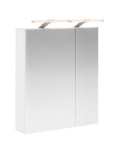 Mobiletto per specchio da bagno Bianco 60 x 14,5 x 70 cm 2