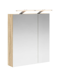 Mobiletto per specchio da bagno Rovere Sonoma 60 x 14,5 x 70 cm 2