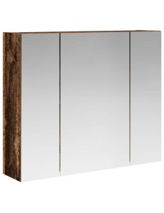 Mobiletto per specchio da bagno Legno vecchio 60 x 14,5 x 50 cm 2