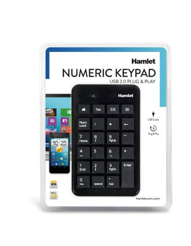 TASTIERINO NUMERICO USB NERO