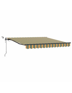 Tessuto per Tenda con Verde e giallo 350 x 250 cm Poliestere 2