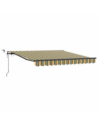 Tessuto per Tenda con Verde e giallo 350 x 250 cm Poliestere