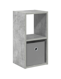 Comodino Grigio cemento 25,5 x 22 x 49,5 cm Legno multistrato 2