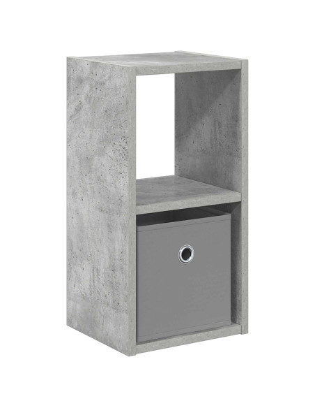Comodino Grigio cemento 25,5 x 22 x 49,5 cm Legno multistrato