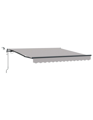 Tessuto per Tenda con Grigio chiaro 300 x 250 cm Poliestere