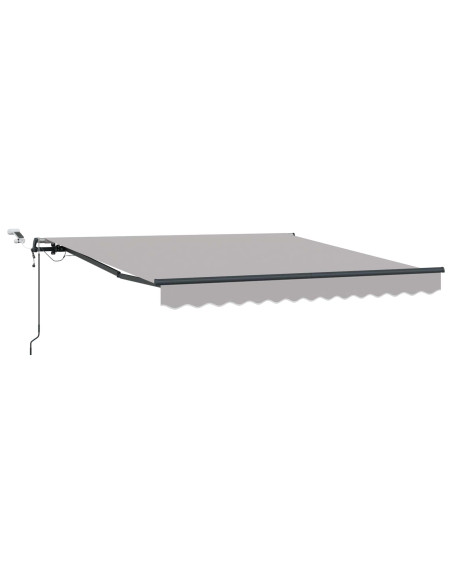 Tessuto per Tenda con Grigio chiaro 300 x 250 cm Poliestere
