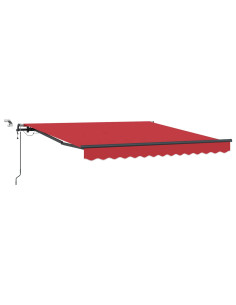 Tessuto per Tenda con Rosso 300 x 250 cm Poliestere 2