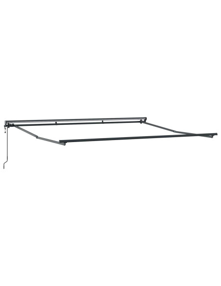 Tessuto per Tenda arancione e marrone 350 x 250 cm Poliestere