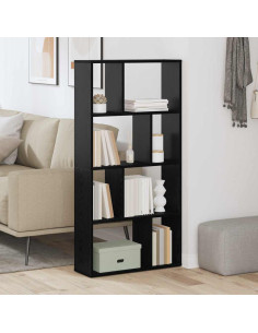 Armadio per Libri Rovere Nero 70 x 20 x 102.5 cm