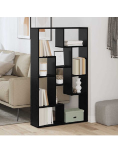 Armadio per Libri Rovere Nero 72 x 20 x 102,5 cm