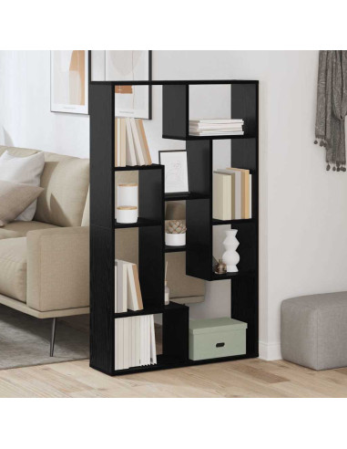 Armadio per Libri Rovere Nero 72 x 20 x 102,5 cm