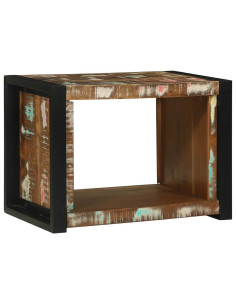 Cubetto da Parete Marrone Legno Recuperato Massello