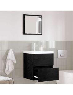 Mobile da Bagno Rovere Nero 41 x 38,5 x 45 cm Legno multistrato