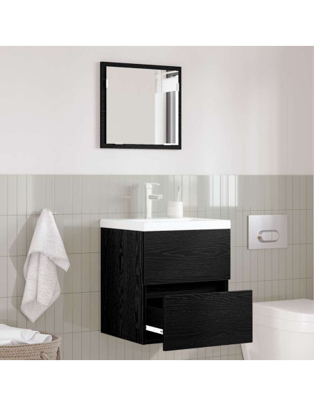 Mobile da Bagno Rovere Nero 41 x 38,5 x 45 cm Legno multistrato