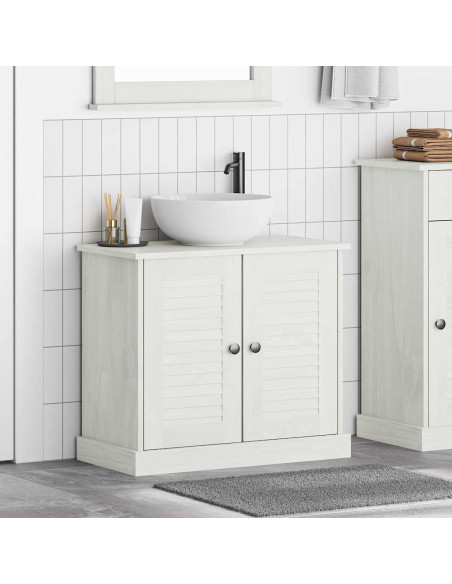 Armadio sottolavello con porta VIGO Bianco e Bianco Antico