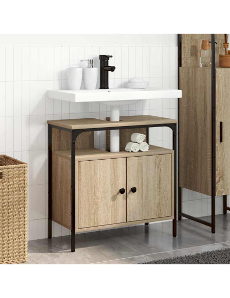 Mobile da Bagno Beige 60 x 30 x 60 cm Legno multistrato
