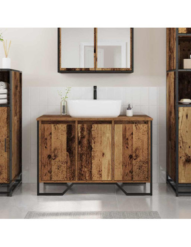 Mobiletto per Lavabo Altro Legno vecchio 91 x 35 x 60 cm