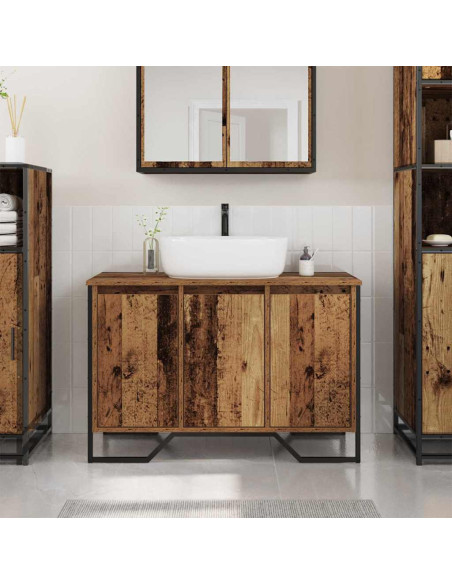 Mobiletto per Lavabo Altro Legno vecchio 91 x 35 x 60 cm