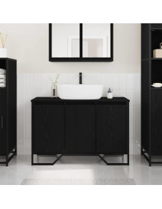 Mobiletto per Lavabo Altro Rovere Nero 91 x 35 x 60 cm