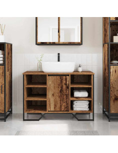 Armadio per Lavabo da Bagno Legno vecchio 91 x 35 x 60 cm