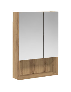 Mobiletto per specchio da bagno con porta Rovere Artigianale 2
