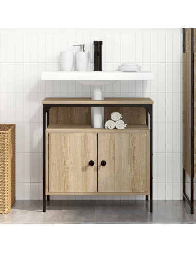 Mobile da Bagno Beige 60 x 30 x 60 cm Legno multistrato