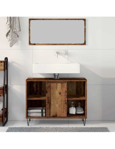 Mobile da Bagno Legno vecchio 80 x 33 x 60 cm Legno multistrato