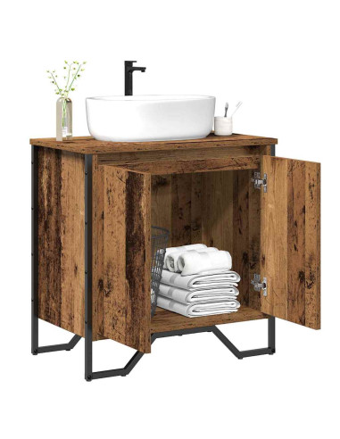 Armadio per Lavabo da Bagno Legno vecchio 60 x 35 x 60 cm