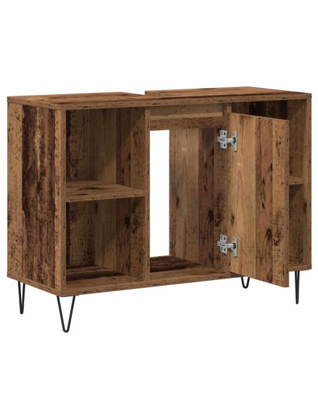Mobile da Bagno Legno vecchio 80 x 33 x 60 cm Legno multistrato