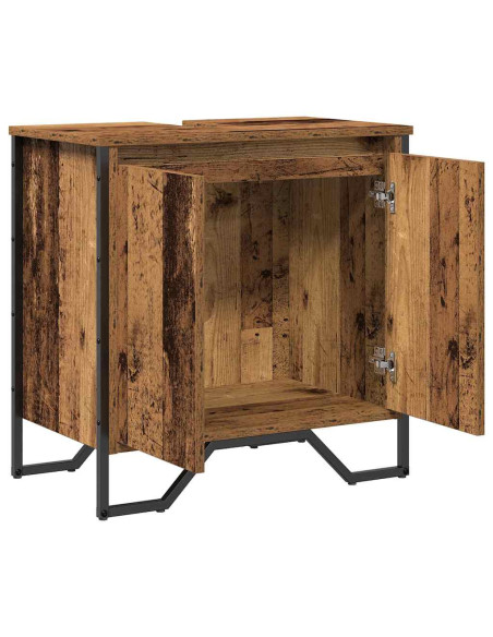 Armadio per Lavabo da Bagno Legno vecchio 60 x 35 x 60 cm