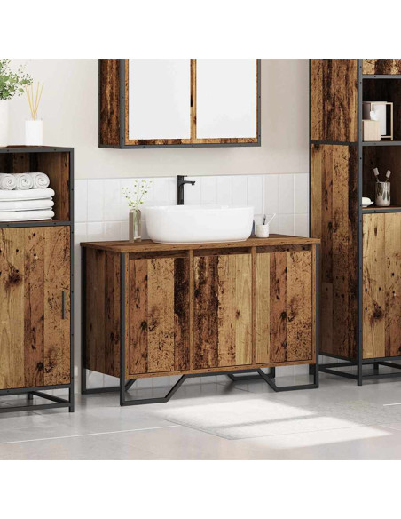Mobiletto per Lavabo Altro Legno vecchio 91 x 35 x 60 cm