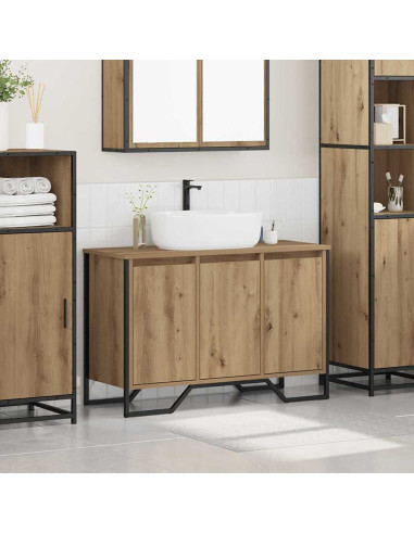 Mobiletto per Lavabo Altro Rovere artigianale 91 x 35 x 60 cm